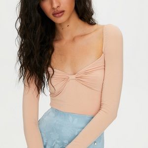 Wilfred Sonnet long sleeve sweetheart puff sleeve